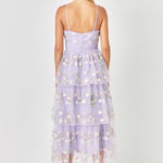 ENDLESS ROSE-Floral Layered Midi Dress-DRESSES available at Objectrare