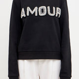 Beaded Amour Sweatshirt