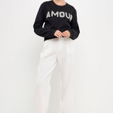 Beaded Amour Sweatshirt
