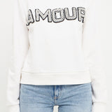 Beaded Amour Sweatshirt