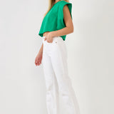 Drop Shoulder Cropped Top