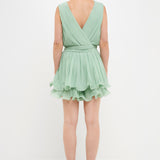 Pleated Romper
