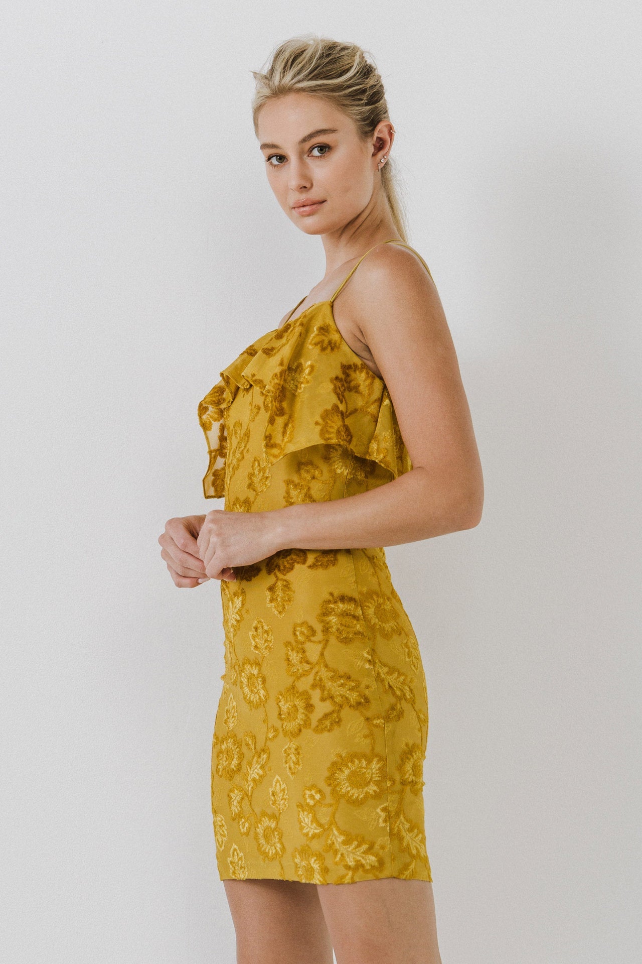 ENDLESS ROSE - Jacquard Bodycon Dress - DRESSES available at Objectrare