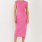 Side Slit Detailed Knit Midi Skirt