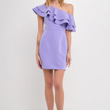 One Shoulder Mini Dress