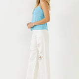 Satin Effect Knotted Top