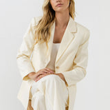 Oversized Single Breasted Blazer