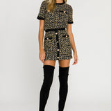 ENDLESS ROSE - Metallic Tweed Mini Skirt - SKIRTS available at Objectrare