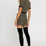 ENDLESS ROSE - Metallic Tweed Mini Skirt - SKIRTS available at Objectrare