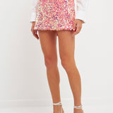 Sequin Mini Skirt