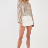 ENDLESS ROSE - Sequins Blouson Top - TOPS available at Objectrare