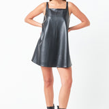 Square Neck A-Line Mini Dress