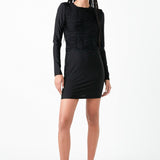 Gathered Mini Dress