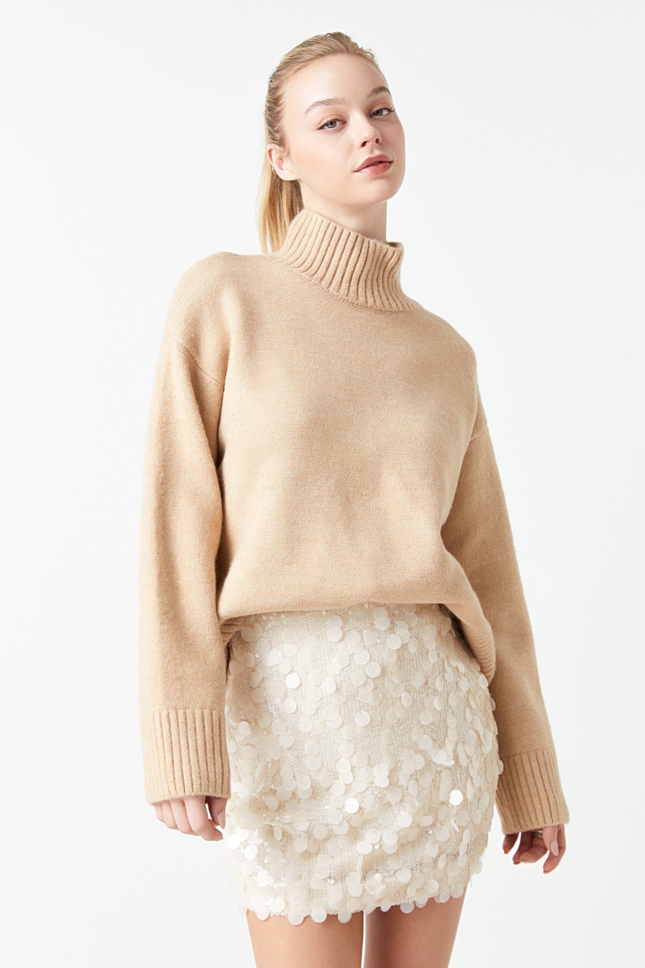 Sequin Mini Skirt