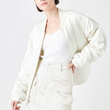 Satin Bomber Jacket