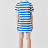 Stripe Collar Mini Dress