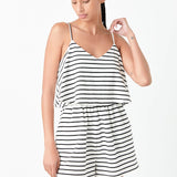 Stripe Knit Romper