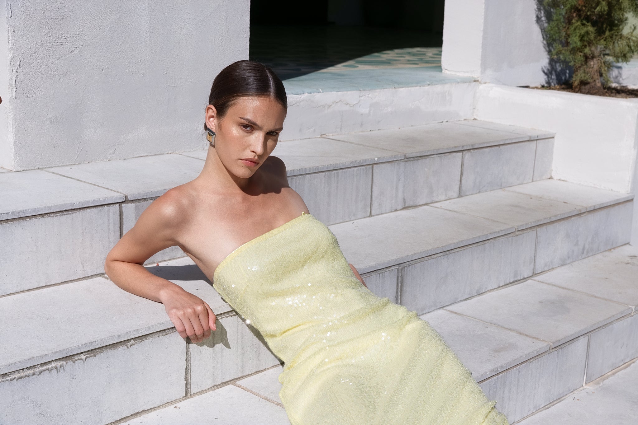 endless rose dress Strapless Sequined Maxi Dress – Endless Rose