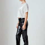 Sequins Cropped Top
