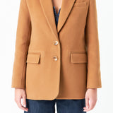 Single Breasted Oversized Blazer