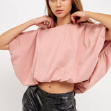 High-Low Cropped T-Shirt