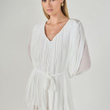 Pleated Romper