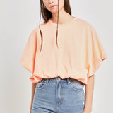 High-Low Cropped T-Shirt