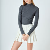 Pleated Mini Skort