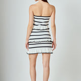 Striped Tube Knit Mini Dress