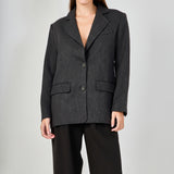 Linen Oversized Blazer