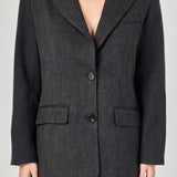 Linen Oversized Blazer