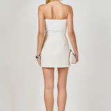 Mid-Waisted Tweed Mini Skirt