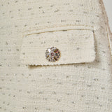 Mid-Waisted Tweed Mini Skirt