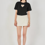 T-Shirt with Heart Cutout