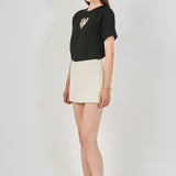 T-Shirt with Heart Cutout
