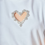 T-Shirt with Heart Cutout