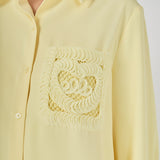 Net Pocket Button Up Shirt