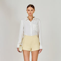 Net Pocket Button Up Shirt