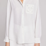 Net Pocket Button Up Shirt