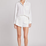 Net Pocket Button Up Shirt