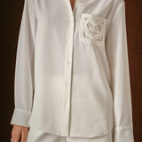 Net Pocket Button Up Shirt