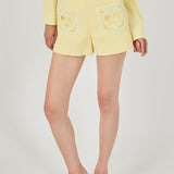 Net Pocket A-Line Shorts