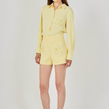 Net Pocket A-Line Shorts