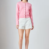 Heart Button Down Cardigan