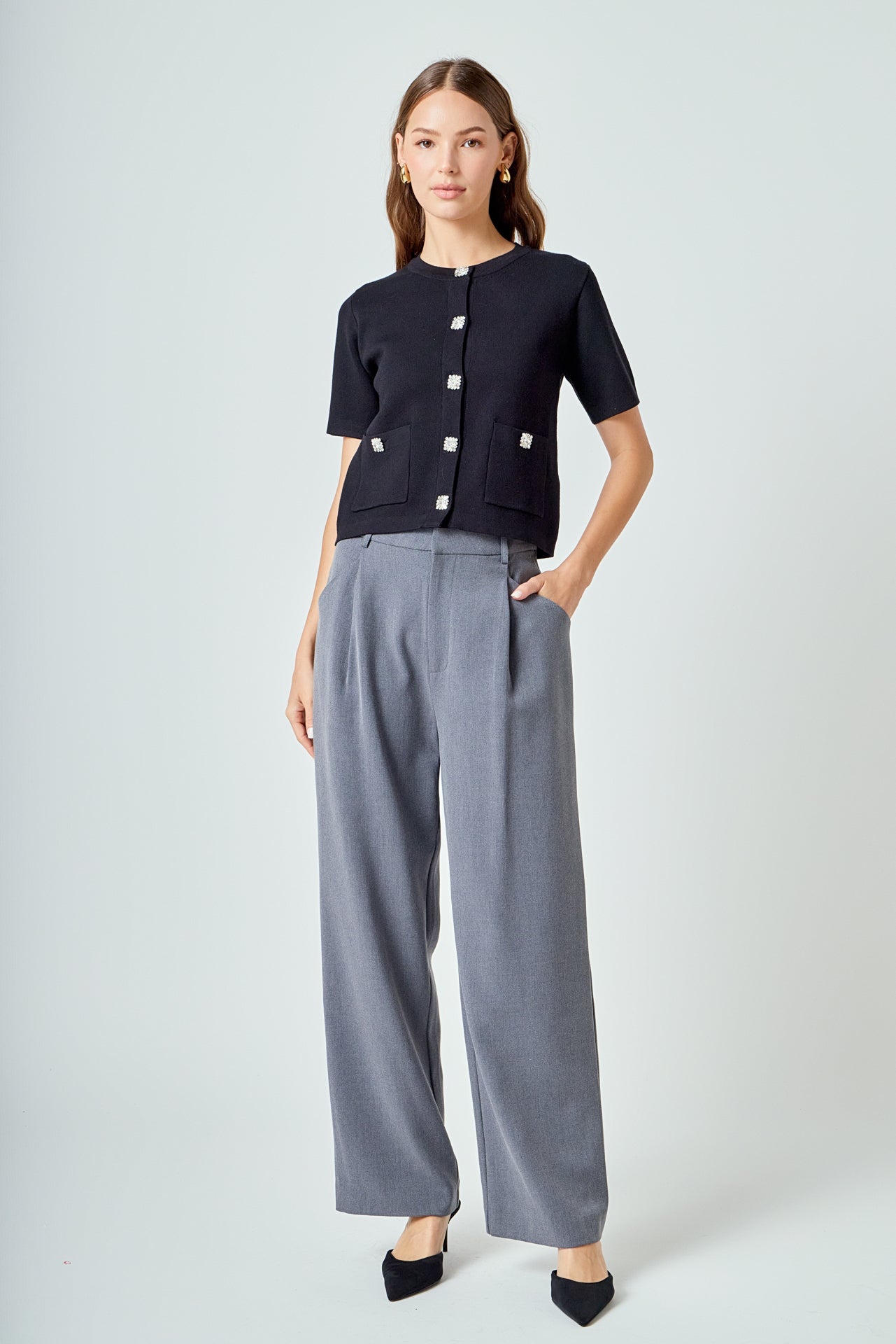 売れ筋商品|||エンドレスローズ カットソー トップス レディース Women's Sequins Knit Top Butter Sequins Knit Top – Endless Rose