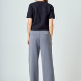 Short Sleeve Jewel Button-Up Cardigan