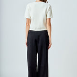 Short Sleeve Jewel Button-Up Cardigan