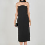 Choker Tie Midi Dress – Endless Rose