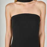 Choker Tie Midi Dress