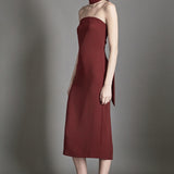 Choker Tie Midi Dress